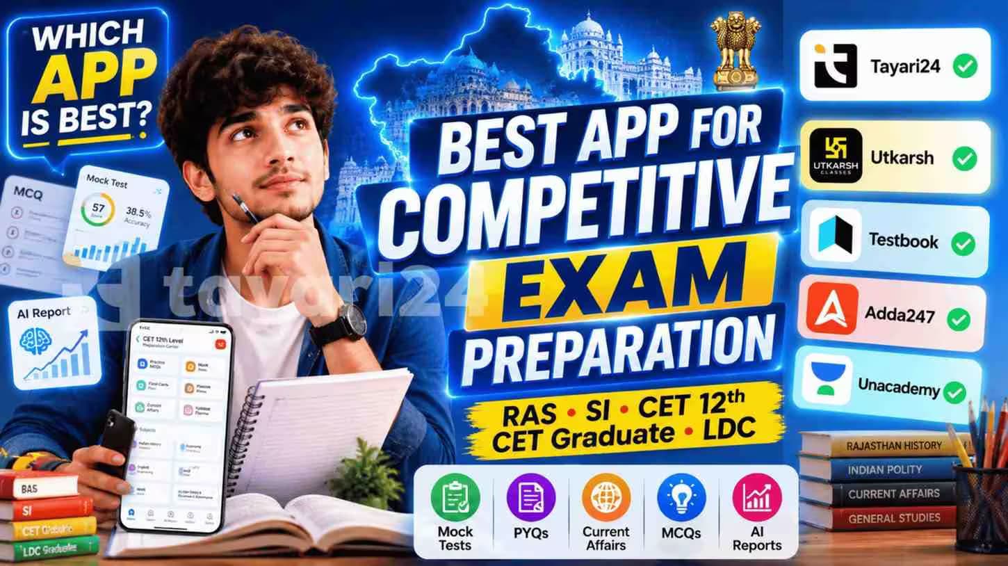 Which Is the Best App for Competitive Exam Preparation in Rajasthan (2026)?