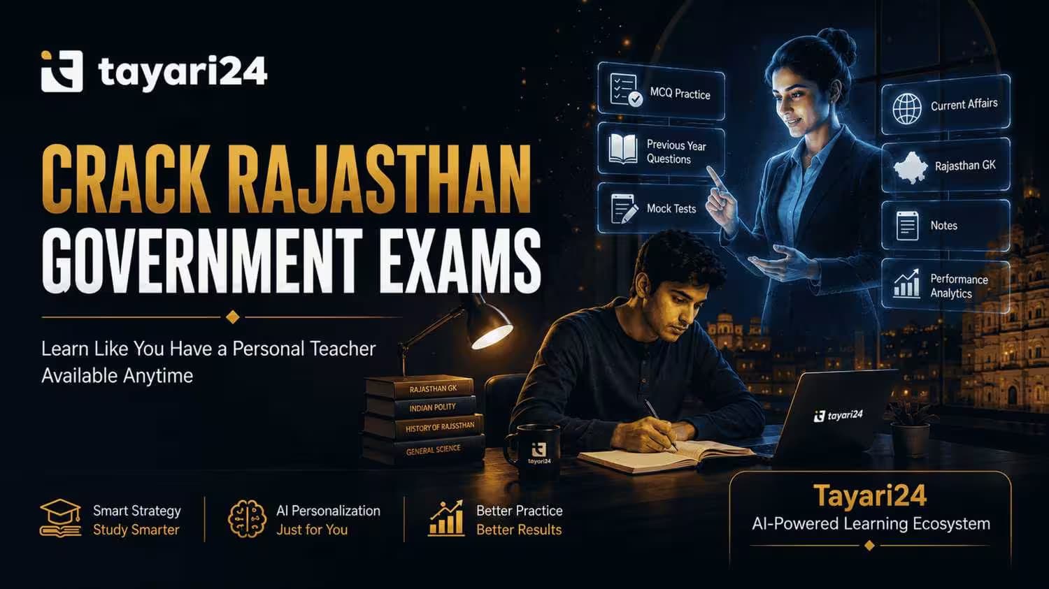 How Tayari24 Helps You Crack Rajasthan Government Exams